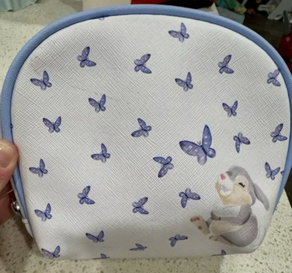 Disney Bambi watercolor cosmetic bag